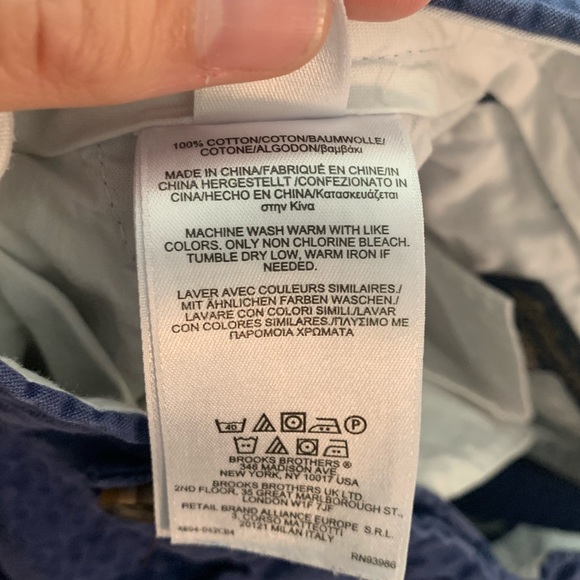 Mens Brooks Brothers Seersucker Shorts - Picture 5 of 5